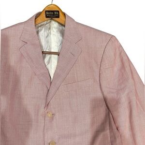 Ermenegildo Zegna Saks Fifth Avenue Wool Silk Travel Sport Jacket - Mens US 40R